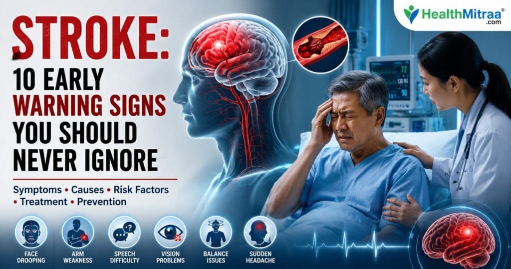 Stroke: 10 Early Warning Signs You Should Never Ignore – Symptoms, Causes and Prevention.