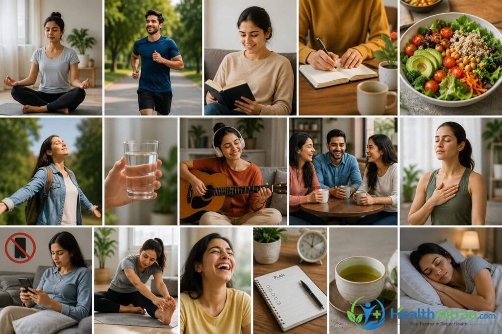 Healthy habits to improve mental well-being