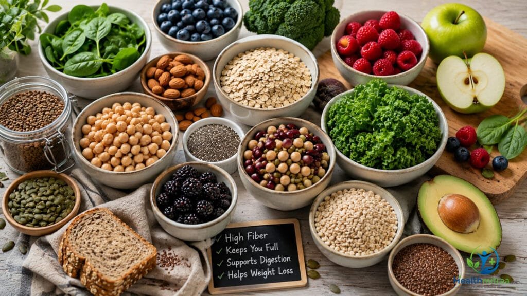 High-fiber foods for healthy weight loss