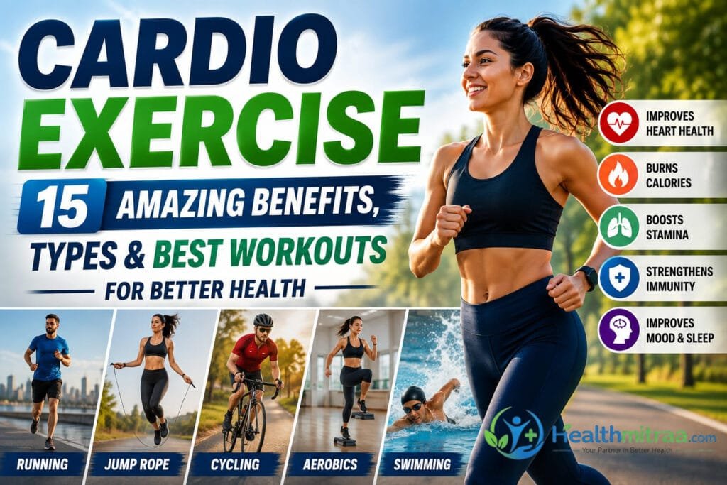 Cardio Exercise: 15 Amazing Benefits, Types & Best Workouts for Better Health