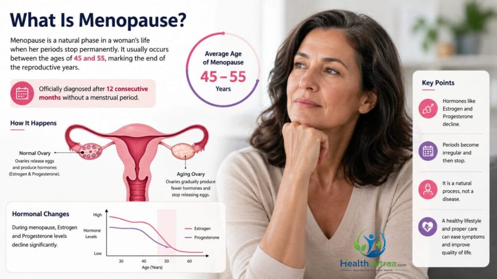 What Is Menopause? Medical Infographic